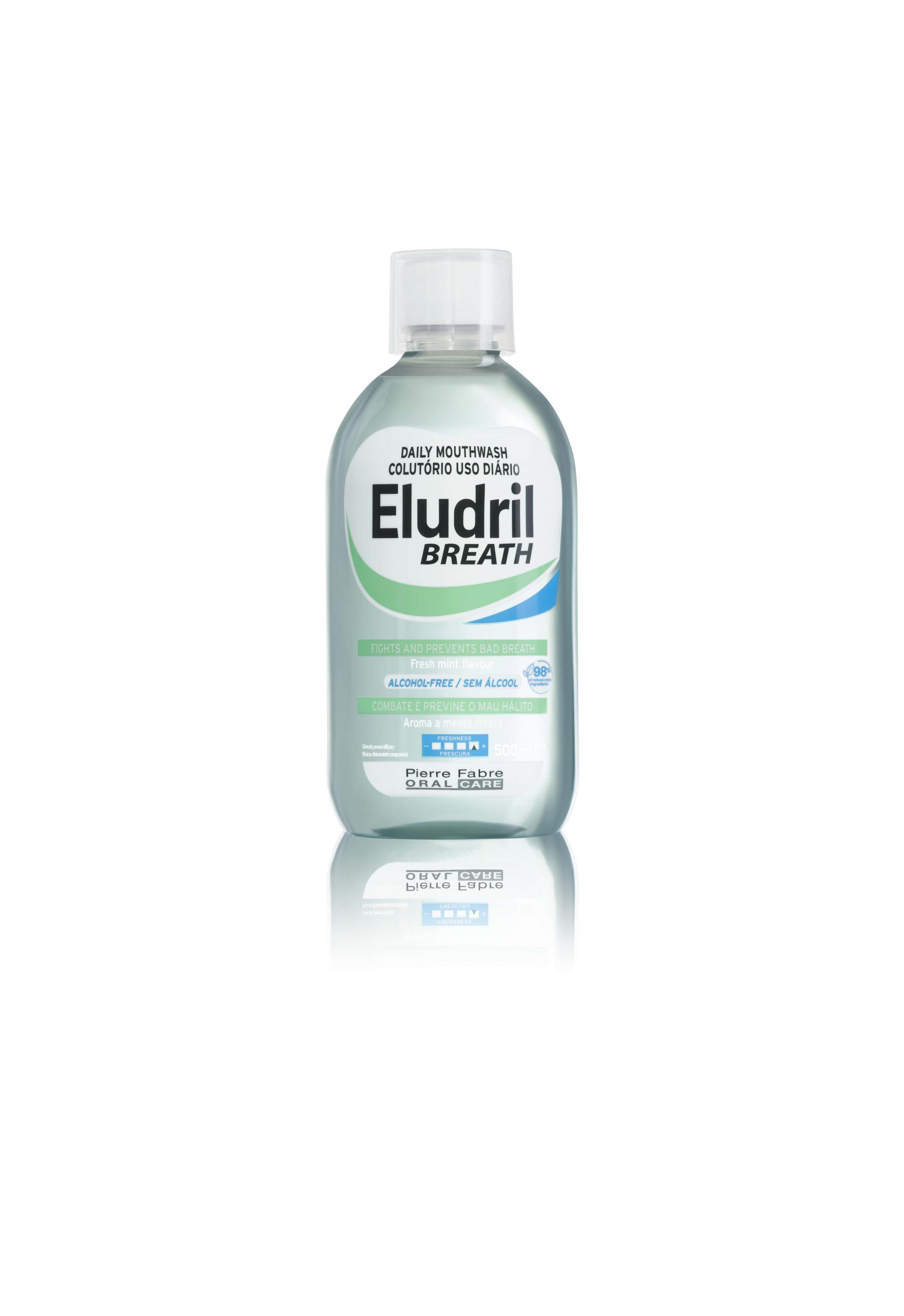 ELUDRIL BREATH – COLUTÓRIO ORAL DIÁRIO PARA O HÁLITO FRESCO